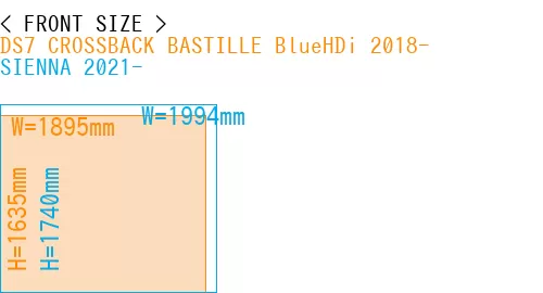 #DS7 CROSSBACK BASTILLE BlueHDi 2018- + SIENNA 2021-